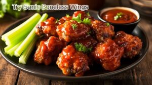 Try Sonic Boneless Wings