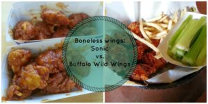 Try Sonic Boneless Wings