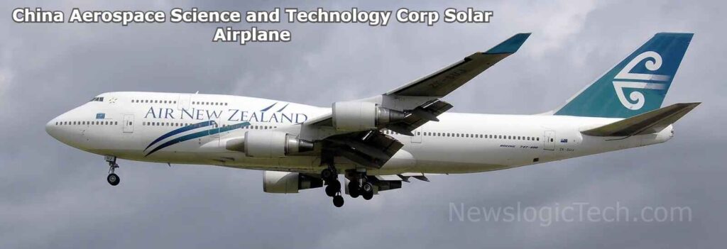 China Aerospace Science and Technology Corp Solar Airplane