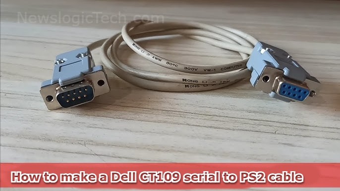 how to make dell ct109 serial to ps2 cable